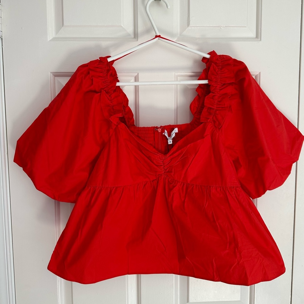 English Factory Sweet Heart To Ruffle Top - Picture 6 of 9